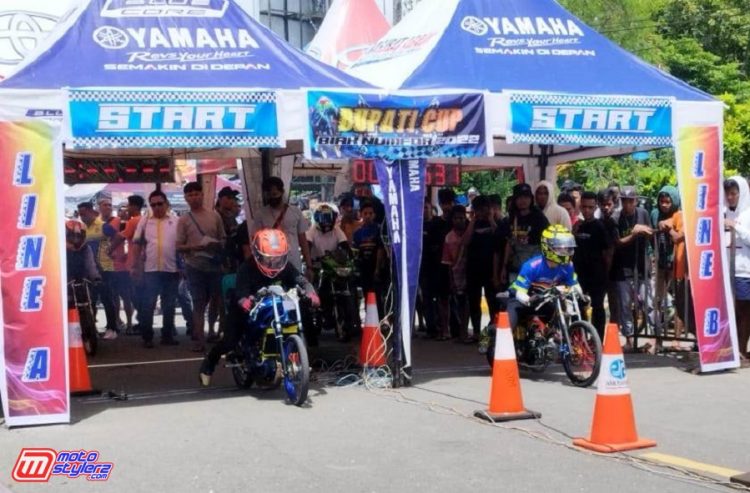 Drag Bike Piala Bupati Biak Numfor Sukses Diikuti 364 Stater