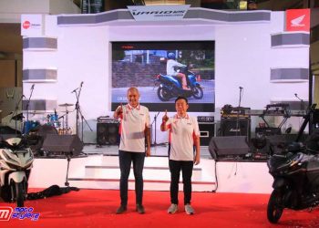 Manajemen PT Daya Adicipta Motora Saat Peluncuran New Honda Vario 125 di Cirebon