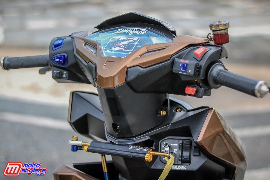 Stang Area-Full Berganti Variasi, Diimbuhi Stablizer Ohlins