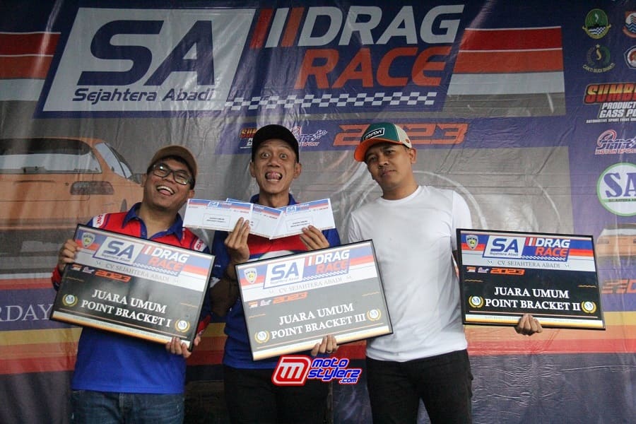1 Juara Umum Diraih Tim SA & 2 Juara Umum Diboyong Deni Donat (Donuts Racing)