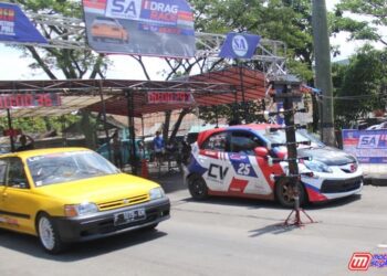 Hajatan SA Drag Race Di Cimahi, Meriah Bareng 204 Stater