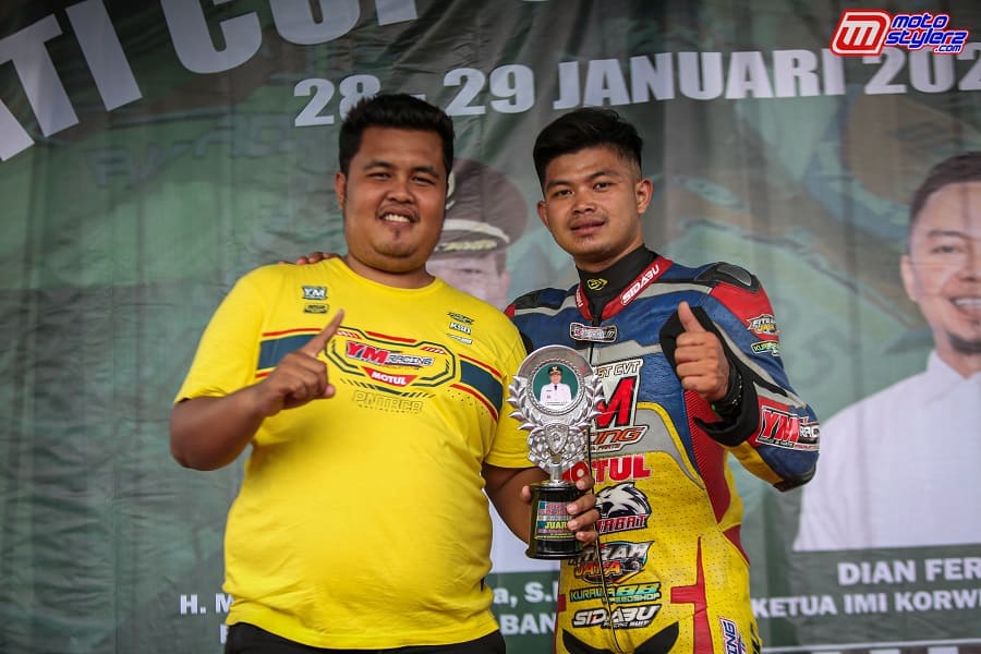 Rio Adi Bersama Bro Rahmat (Manager & Mewakili Managemen YM Racing)