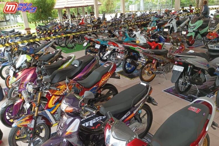 Sebanyak 114 Motor Modifikasi Meriahkan Jek Modif Contest #4 (18-19 Februari 2023) Di Halaman Gubernur Jambi