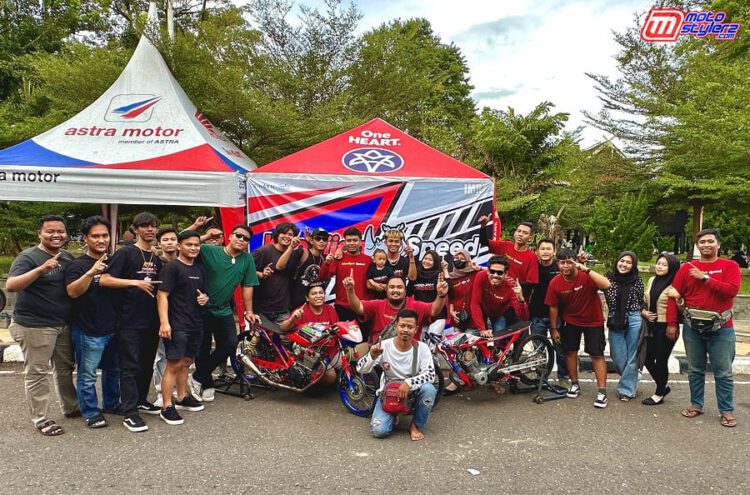 Keluarga IMHJ Kompak Semangati Salah Satu Member Berlaga di Ajang Kejurnas Drag Bike Piala Gubernur Jambi