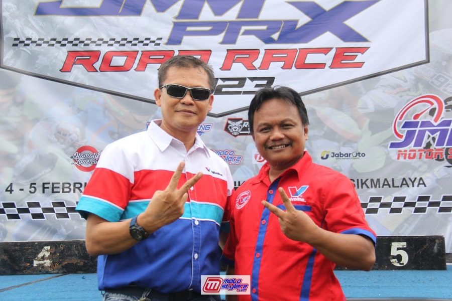 Yodi Rustandi, Owner YM Racing Sekaligus Pihak Sponsor, Ditemani Surya Dharma Perwakilan Valvoline