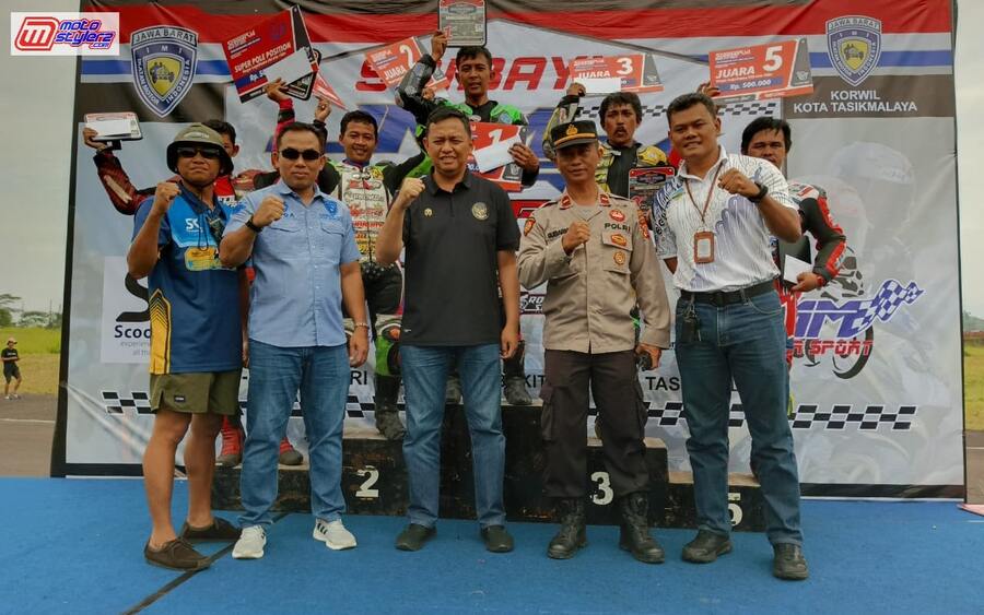 Ketua Korwil IMI Kota Tasikmalaya (Asep Danang) Mendampingi BP Dedi (Kadispora Kota Tasikmalaya)