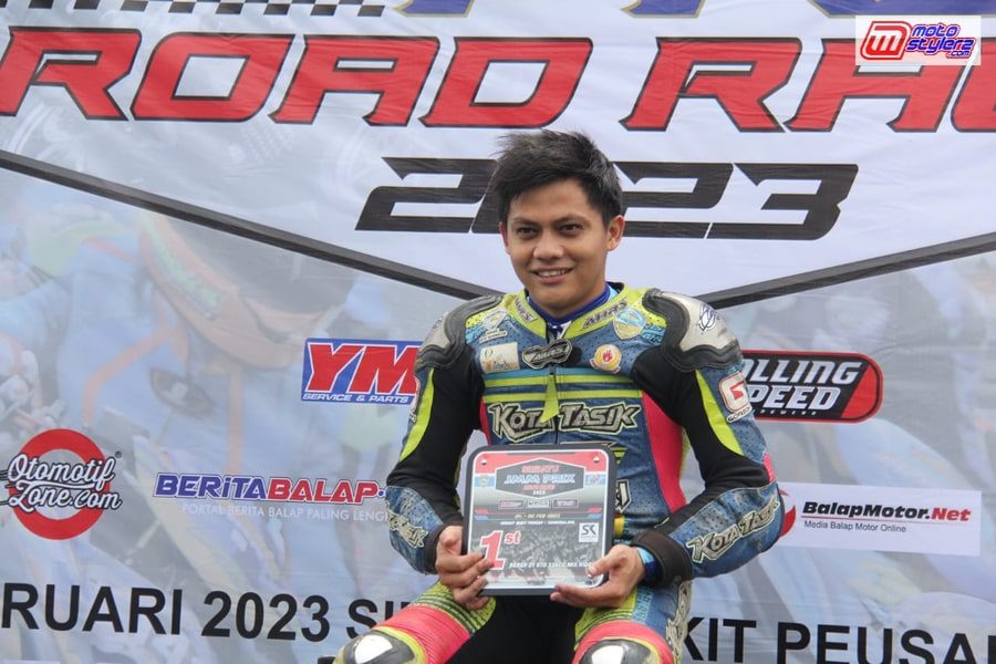 Dikawal Tim Mulia Jaya Wiser Orion 139, Azi Zihad Sukses Podium Wahid