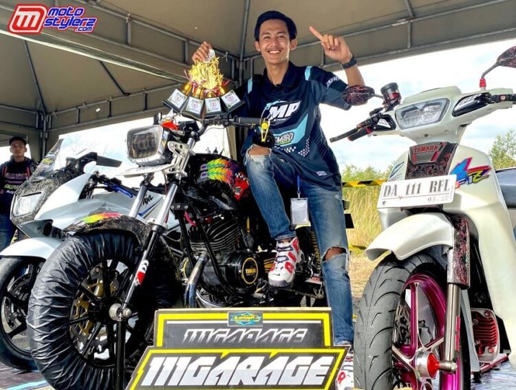 Rafly (Owner 111 Garage) Bareng 4 Tropi Motocontez Bergengsi