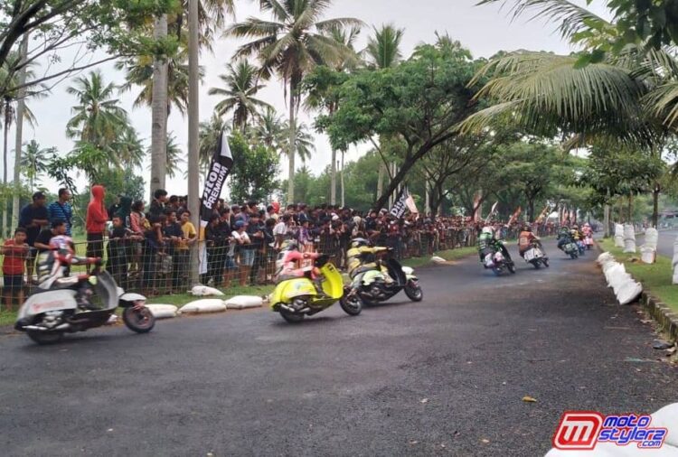 Ribuan Penonton Saksikan Road Race Pangandaran, Kemasan PT Pos Indonesia Some1Else (Minggu, 12-2-2023)