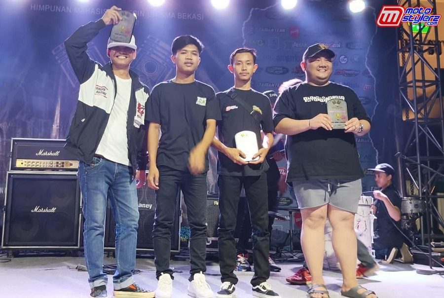 Bro Emper Bengker Garage Bekasi( (The Uniqe Concept) Dapat Bonus Baut Triple Clamp TZM Project & Bro Ridwan RKPM (Nice Attitude) Raih Cover Radiator Hexxmoto