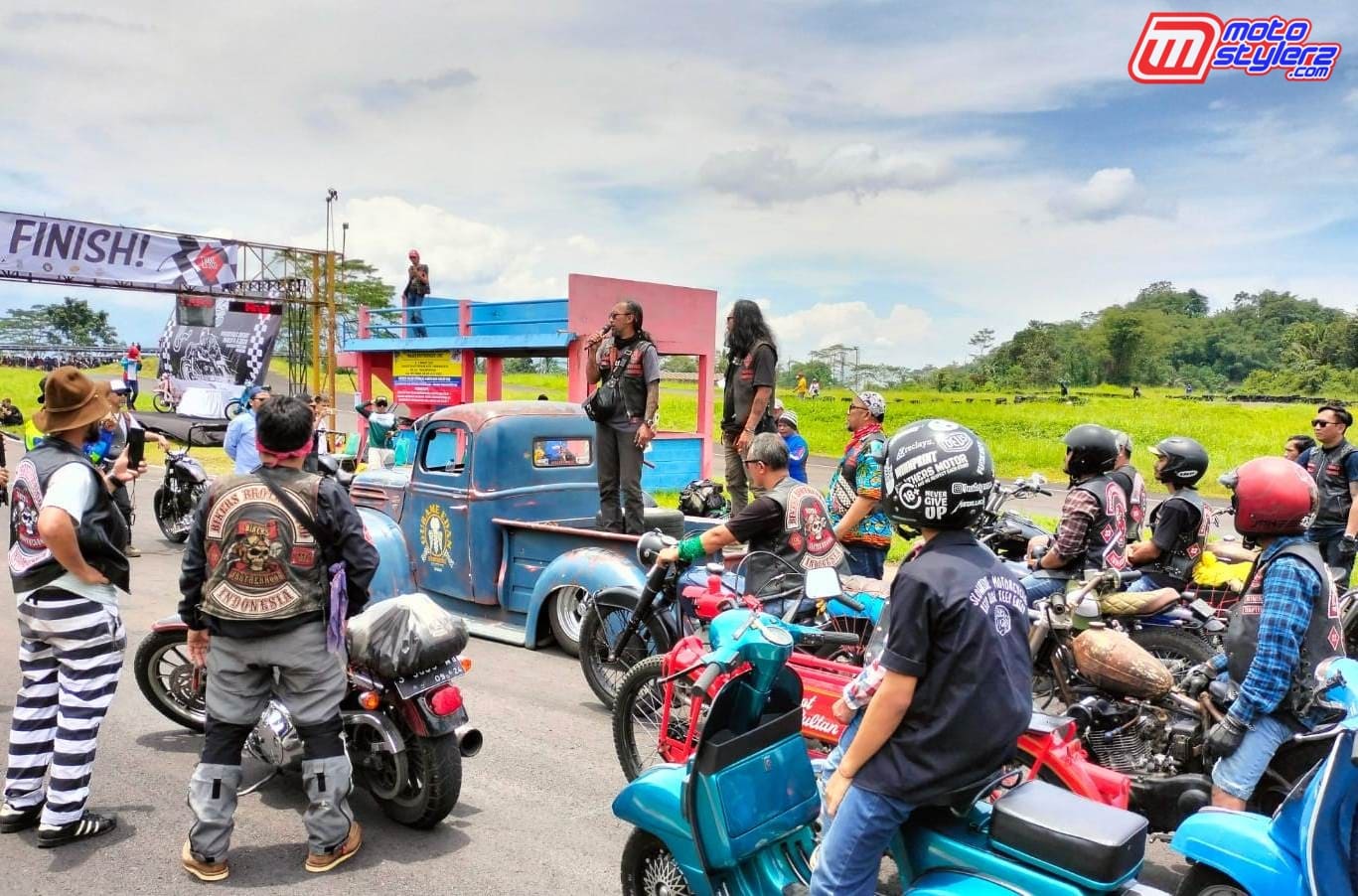 Ceremonial-Diikuti Seluruh Peserta & Bikers Dari Berbagai CLub Serta Komunitas Motor