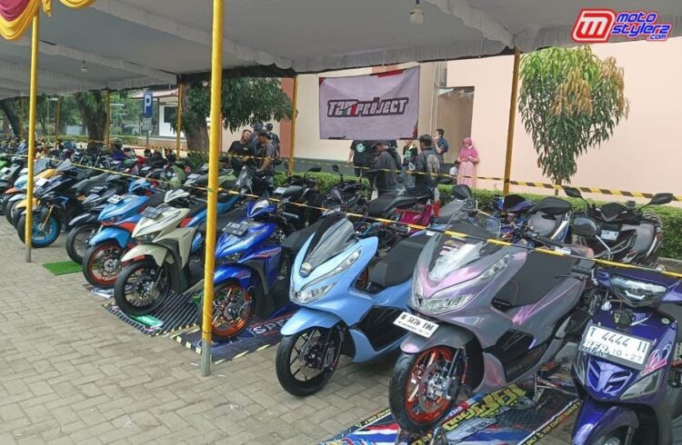 Lebih dari 10 Modifikasi Peserta Sudah Menggunakan Produk TZM Project Group Di Event MB XIX Unisma Bekasi