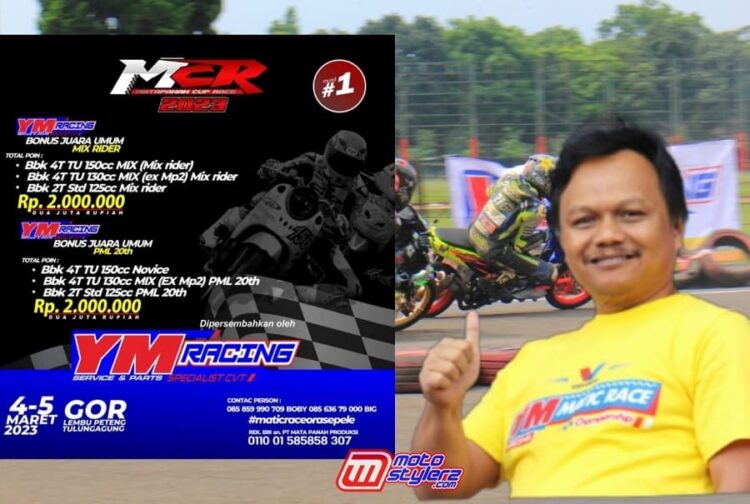 Yodi Rustandi-YM Racing Siap Sukseskan Event Mata Panah Cup Race (Tulungagung) Sebagai Sponsor