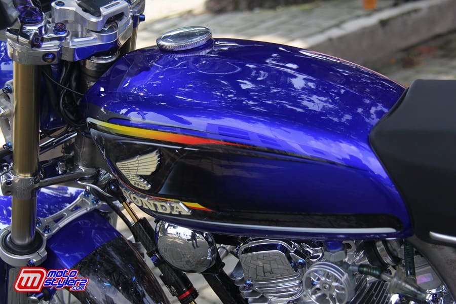 Fueltank-Repaint Cakep Beraksi Grafis