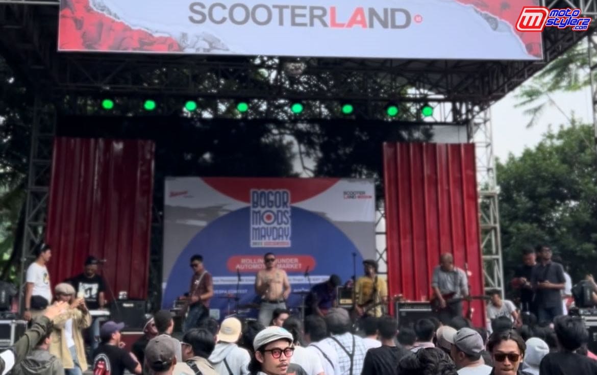 Dimeriahkan Scooterist Hingga Band Perform Beberapa Guestar