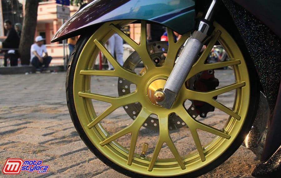 Roda Depan-Mengandalkan Custom Shock Ambles Style