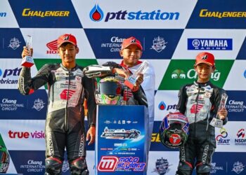 Decksa Almer Sukses Double Podium Thailand Talent Cup 2023