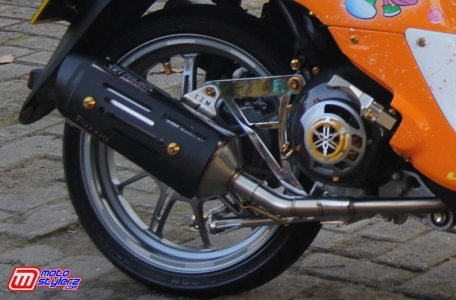 Diremajakan Pelek King Speed, Closing Knalpotnya by TZM Project