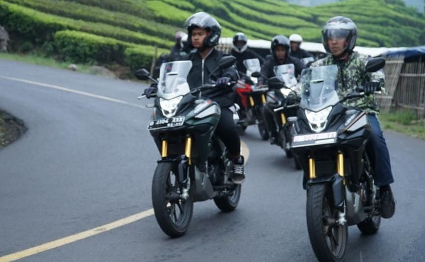 Turing Menggunakan Honda CB150X menuju Camping Ground Nyampai Ranca Bali