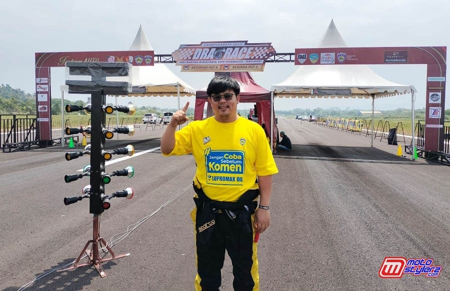Deddy (Mewakili Penyelenggara) Yang Juga Dragster Sarat Akan Prestasi