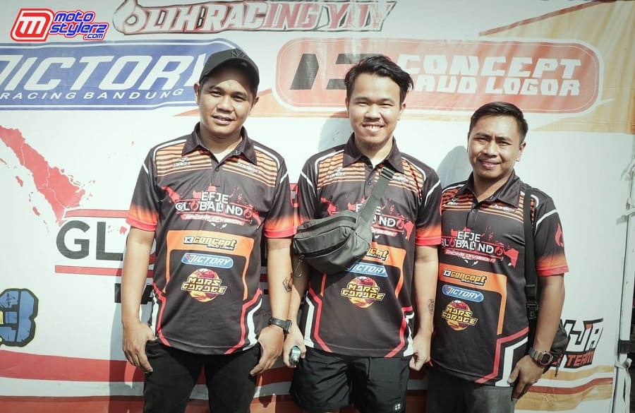 Farly Juandri (Owner EFJE Globalindo) Ditemani Dias & Panji Dari Mars Garage Serta Victory Racing Bandung