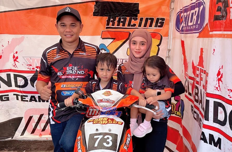 Farly (Owner Efje Globalindo Racing Division) Bersama Keluarga Tercinta