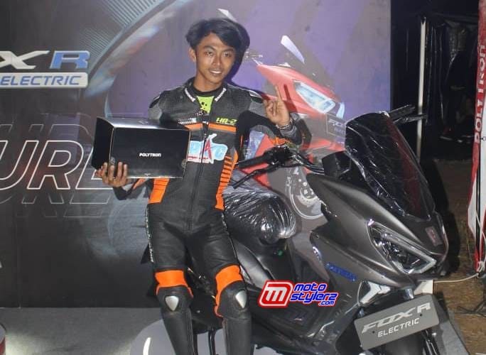 Arya Saputra Raih 2 Unit Motor Usai Raih JU Open & JU Pemula