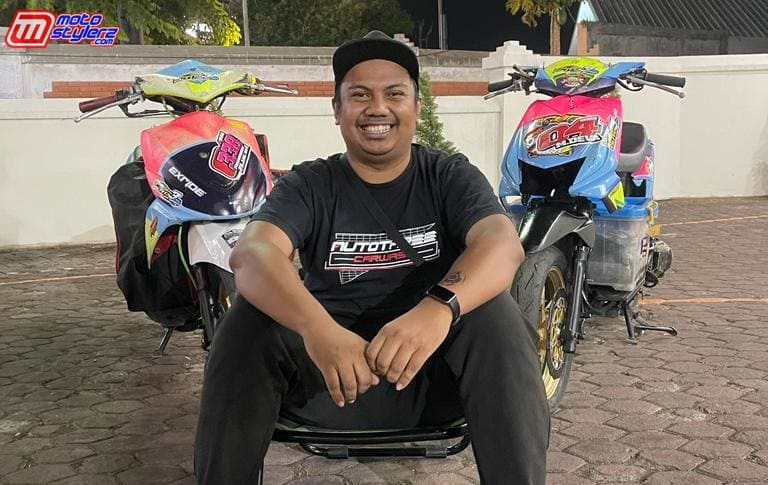 H. Widi Guntara (Owner(-Kehadirannya Jitu Membangkitkan Semangat 2 Pembalap Andalannya