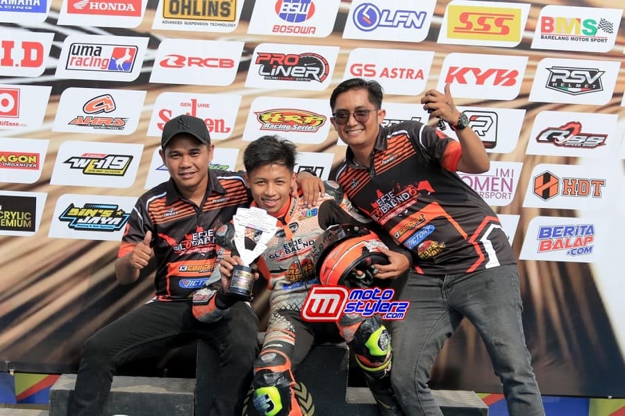 Indra Ramadhan Saat Menyudahi Race Dengan Podium Membanggakan
