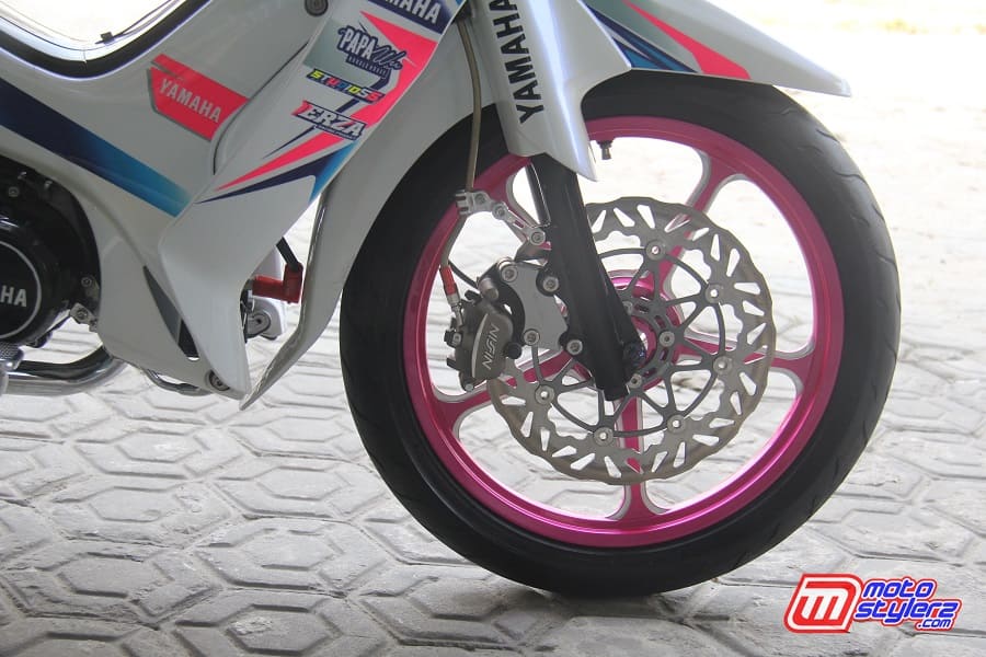 Pelek Enkei-Dilengkapi Disc PSM Berkaliper Nissin