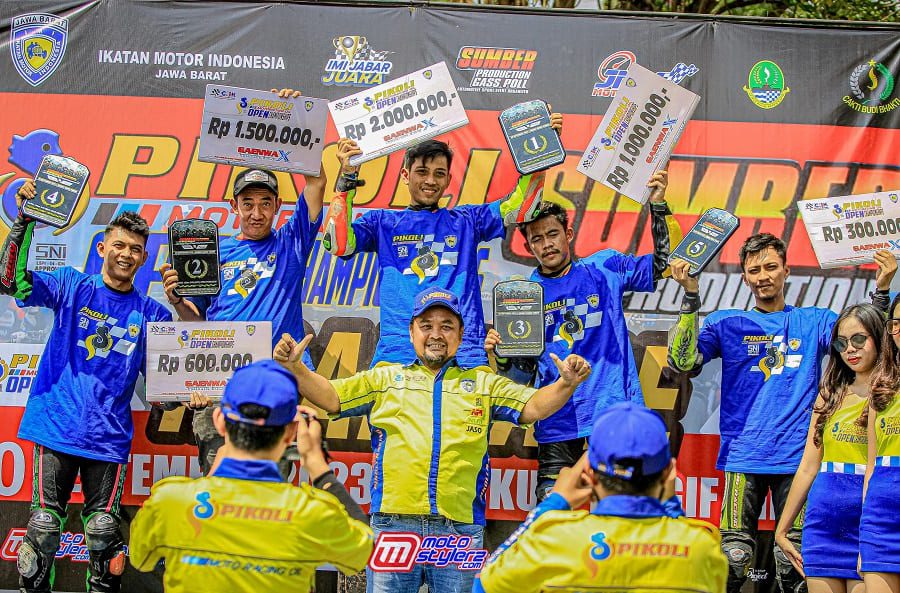Podium Pikoli Matic 130cc Std Open-Diisi Pembalap Pembalap Top Jabar
