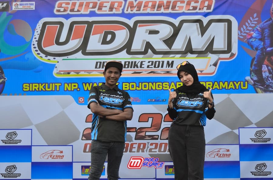 Uciel Deo & Putri Dari UDRM-Sukses Manjakan Animo Tinggi Dragster Indramayu