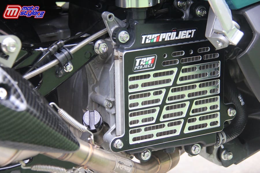 Cover Radiator TZM Project-Bikin Aura Modif Semakin Nyentrik
