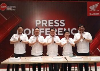 Petinggi PT Daya Adicipta Motora (DAM) Saat Sesi Presscon Perhalatan HDC Tasikmalaya 2023