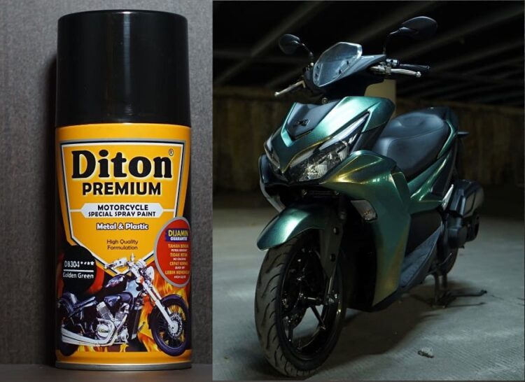Diton Premium Bareng Warna Golden Green DB304 Siap Hadir Kontes Modifikasi Itenas Bandung