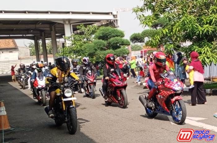 Sutmorgab-Meriah Diikuti 300 Bikers