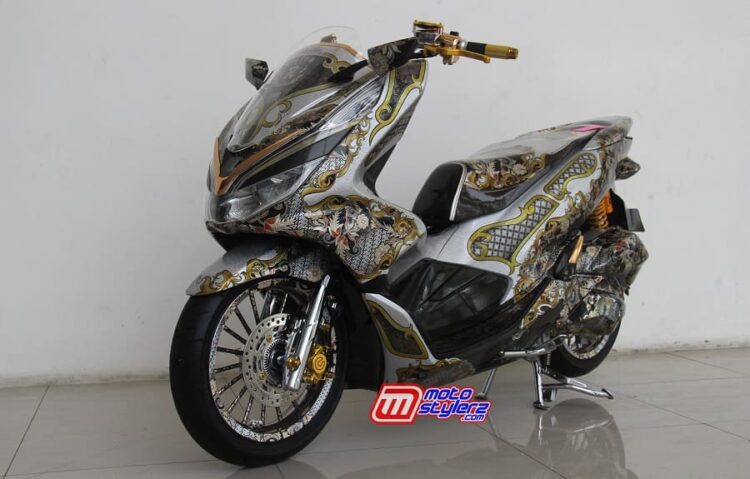 Modif PCX by Raghil Custom Sticker