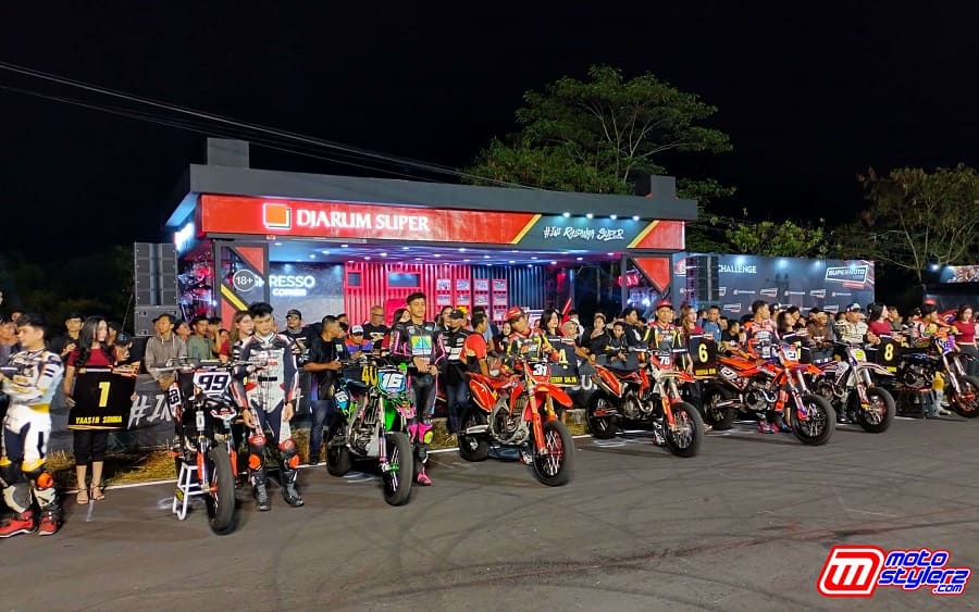 Antusias Pembalap Menyambut Seri Kedua Kejurnas Supermoto Race