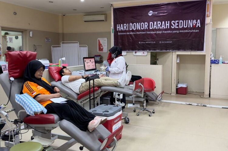 Rayakan Hari Donor Darah Sedunia, Daya Group Bekerja Sama dengan PMI Kota Bandung