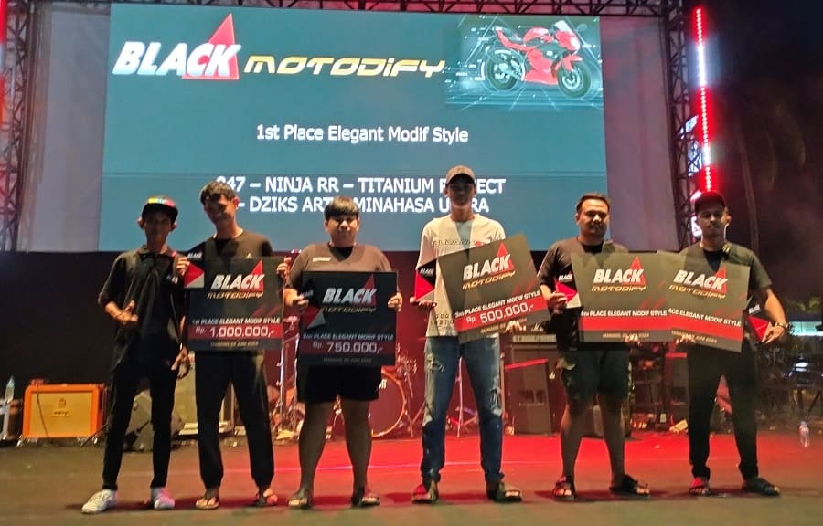 Black Motodify 2024 Manado, Mantab di Tahun Kedua Bareng Kualitas Dan Trend Modifikasi Berkelas