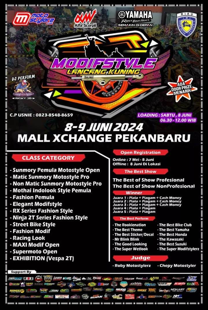 DN Shop Bekasi Beri Hadiah The Best Of Show Modifstyle Lancang Kuning (Pekanbaru)