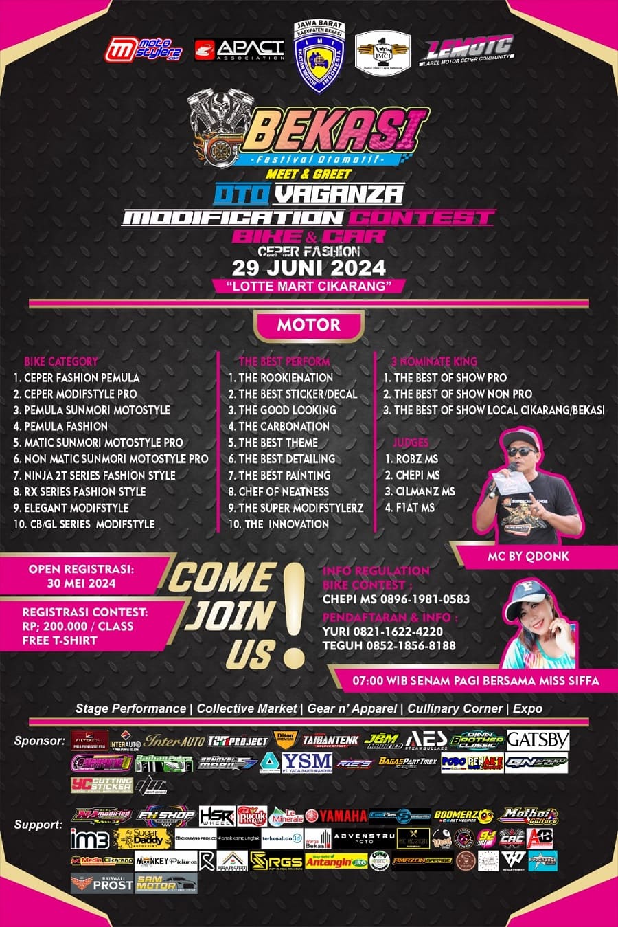 TZM Project Merapat Ke Meet And Greet Oto Vaganza di Lotte Mart Cikarang 