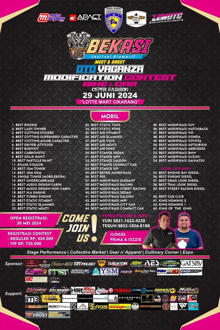 TZM Project Merapat Ke Meet And Greet Oto Vaganza di Lotte Mart Cikarang