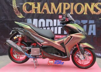 Modifikasi Aerox Bertema Sunmori