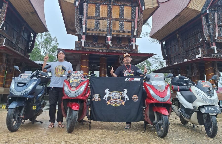 Wakil Jawa Barat Touring Lintas Pulau Meriahkan Gathering Nasional HPCI di Makassar