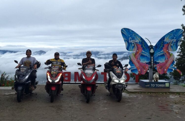 Wakil Jawa Barat Touring Lintas Pulau Meriahkan Gathering Nasional HPCI di Makassar