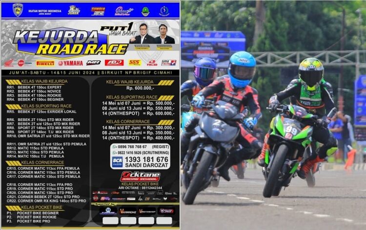 Kejurda Road Race Putaran 1 Jawa Barat