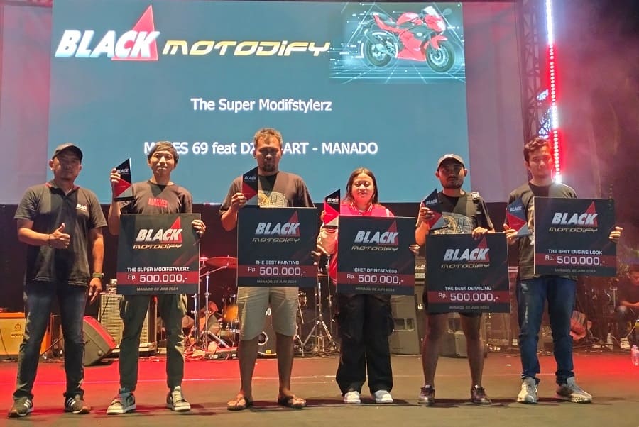 Black Motodify 2024 Manado, Mantab di Tahun Kedua Bareng Kualitas Dan Trend Modifikasi Berkelas
