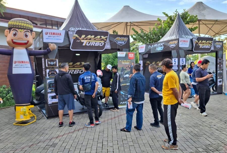 Tampil Perdana di Bandung, Trial & Tell Yamaha NMAX “TURBO”