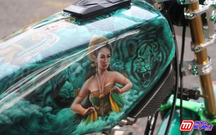 RX King 2003 Tasikmalaya Mantab Kolaborasikan Airbrush & Daily Use